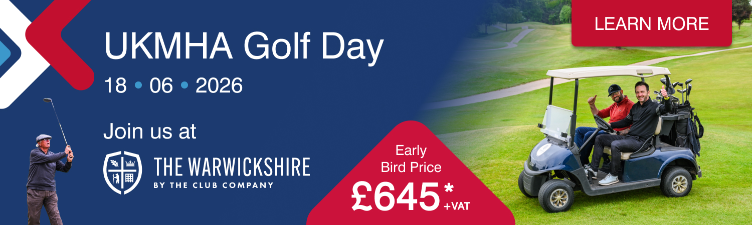 UKMHA Golf Day Banner