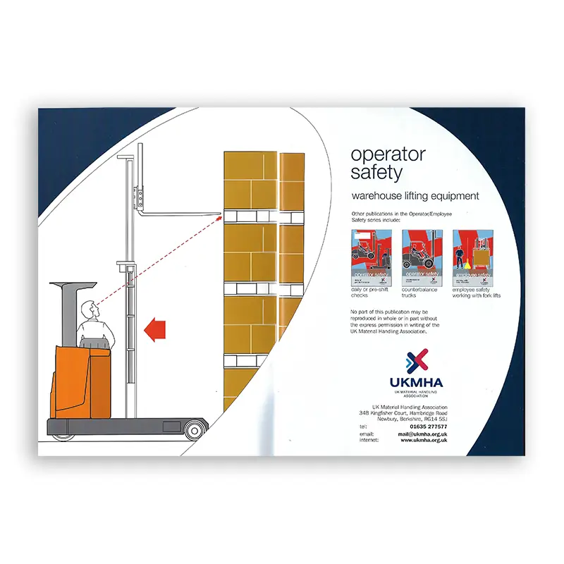 Warehouse Lifting Equipment - Operator Safety Booklet - Image 2
