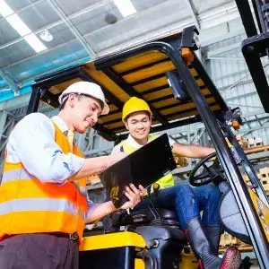 Lift Truck Electrical Charger Connection and Isolation