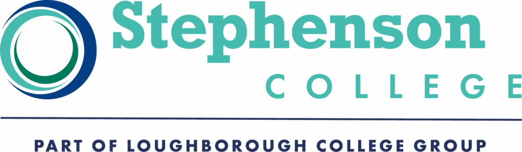 Stephenson College with strapline colour